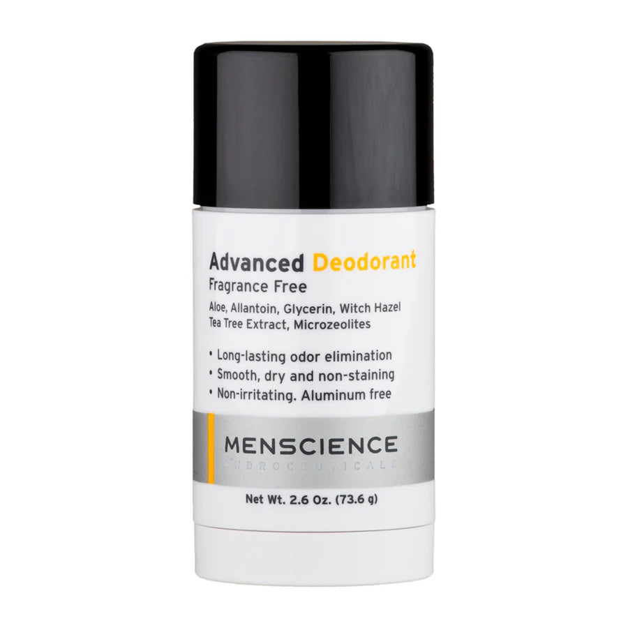 MenScience Advanced Deodorant – Fragrance-Free 73.6g