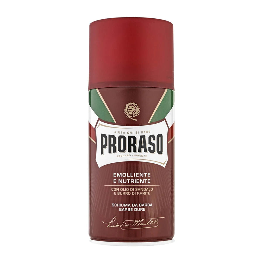 Proraso Red Shaving Foam – Coarse Beards & Dry Skin (300ml)